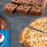 Cheese Pizza, Brownie & Pepsi Bundle · Cheese Pizza, Brownie & Pepsi Bundle