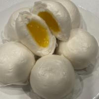 Egg custard bun(6 pieces)奶黄包 · 