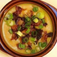 Cream of Potato Soup · Our creamy potato soup is made with Russell and red potatoes, onion, celery carrots, coconut...