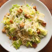 Caesar Salad · Romaine hearts, wood-fired croutons, aged Asiago & Caesar dressing