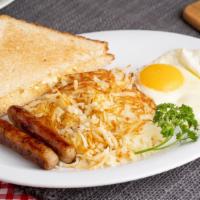 Jr. Giant One-Egger · 1 extra large AA grade egg. Your choice of meat served with single portion of hash browns an...