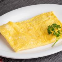 Plain A La Carte Omelet · 3 extra large AA grade eggs served plain.
