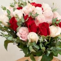 Array Of Roses Wrapped Bouquet · Whether just for you or the love of your life, the Array of Roses bouquet brings love, joy, ...
