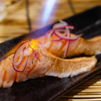 Salmon Belly Nigiri · Gluten-free