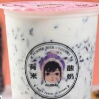 Yomie's Purple Rice Yogurt /  有米酸奶 · Cold. Improve immunity.
冷饮。提高免疫力, 酸奶要跟上。