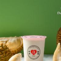 Durian Yogurt /  榴莲酸奶. · Cold. Improve immunity.
冷饮。提高免疫力, 酸奶要跟上。