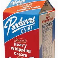 Heavy Whipping Cream, half gallon · Half Gallon of Producers Heavy Whipping Cream