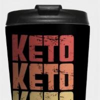 Retro Distressed 70s Keto Travel Mug · Coffee/Tea Travel Mug.