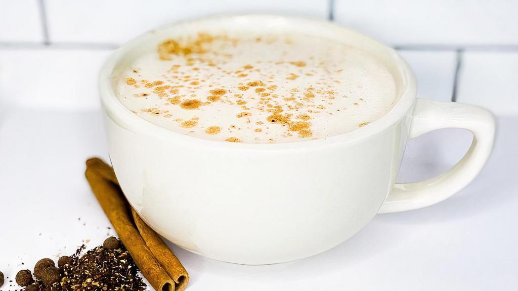 Chai Black Tea Latte · A traditional Chai Black Tea Latte with a Keto Twist.  Made with heavy cream and butter instead of whole milk, this drink gives you a rich flavor with significantly less carbs than the original.