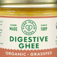 Digestive Ghee, Grassfed and Certified Organic · The flavor has a similar hint of spices used in chai tea; it is subtle but definitely adds d...