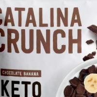 Catalina Crunch - Chocolate Banana Cereal 9oz · Tastes like chocolate drizzled over a fresh and ripe banana!

Keto Friendly – Only 5g Net Ca...