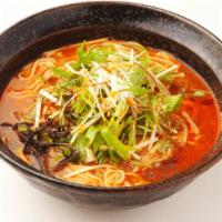 Tan Tan Noodles · Delicious and authentic tan tan noodles, served with peanut sauce.