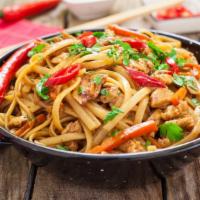 Chowmein · Lactose free. Traditional stir fried noodles prepared with fresh spices with choice of veget...