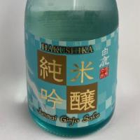 Hakushika · Junmai Ginjo. 300 ml.
Alcohol 14.7%