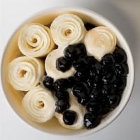 Boba Milk Tea Ice Cream · Most Popular. Delicious milk tea ice cream rolls with boba topping.