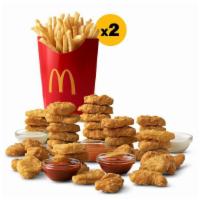 40 Mcnuggets & 2 L Fries · 