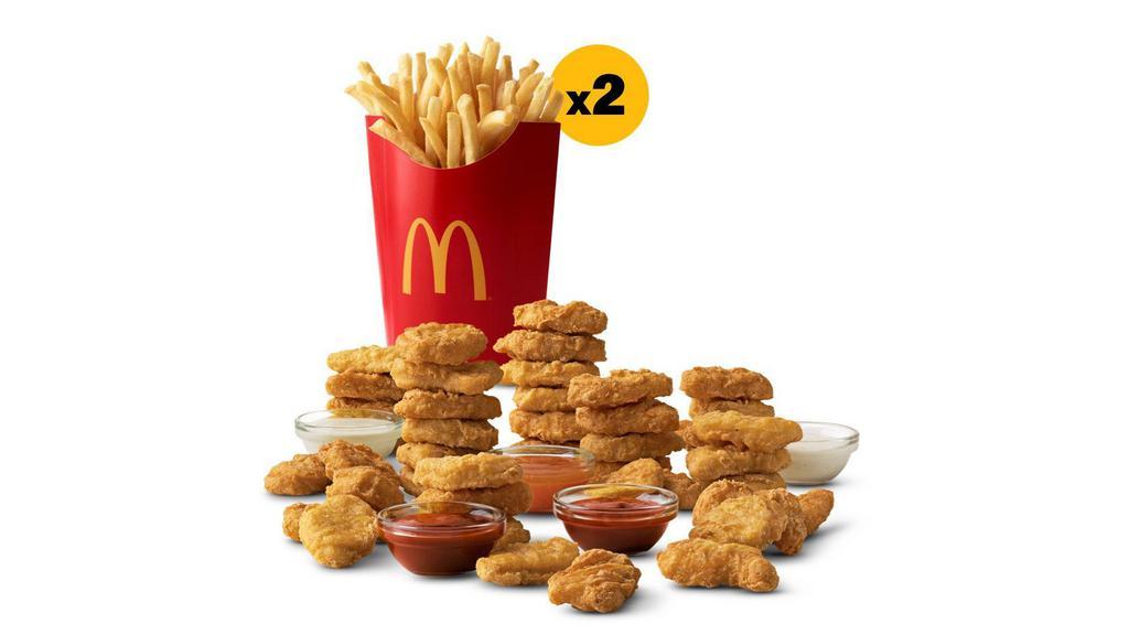 40 Mcnuggets & 2 L Fries · 