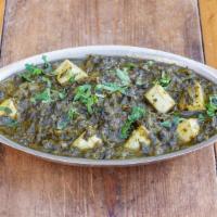 Palak Methi Paneer Ala Carte · A bowl of paneer cubes in a fenugreek-infused spinach stew. 

[Nut-Free, Egg-Free, Gluten-Fr...