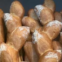 Epis · Hand folded baguette dough, bake to crisp golden crust. Cut to resemble the grains of a whea...
