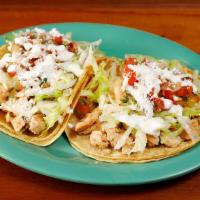 Soft Taco (1) · Choice of meat, topped with lettuce, Mexican cheese, tomato sauce, sour cream and salsa fres...