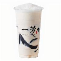 仙草杏仁露 Grass Jelly Almond Latte · Taiwanese almond latte with blended ice and grass jelly. Caffeine free & dairy free (ice ble...
