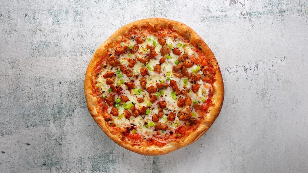 Sausage Pizza · Pizza sauce, cheese blend, sausage.