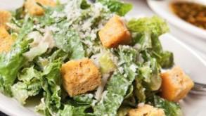 Caesar Salad · Romaine lettuce, croutons, fresh parmesan cheese, Caesar dressing.