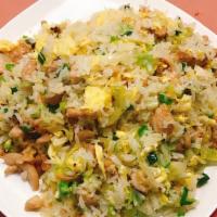 K4. Salty Fish with Chicken Fried Rice · 咸鱼鸡粒炒饭