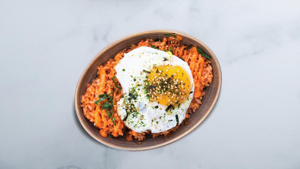 Kimchi Fried Rice w/Sunnyside Egg · 