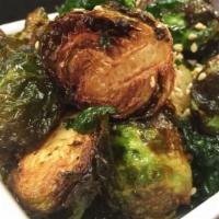 Brussels Sprouts · yuzu juice / cilantro / jalapeno / bacon