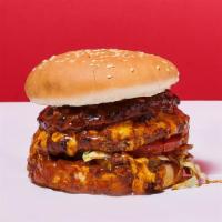 Double Chili Cheeseburger · Chili comes with beans and meat. Diced onions are optional.