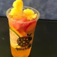 Super Fruit King (Large) · Green Tea with Orang, Lime, Mix Strawberry,Blackberry,Pineapples and Watermelon