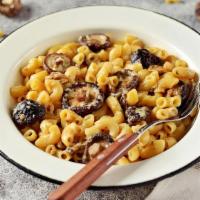 Mushroom Lover Mac & Vegan (MLM) · A rich mushroom mix, combined with a Premium Vegan Cheese sauce, and a touch of black truffl...
