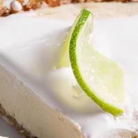Key Lime Cheese Cake · Contains coconut  (gluten-free, soy free).