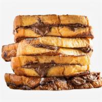 Nutella French Toast · Classic French toast with Nutella. Served with syrup on the side.