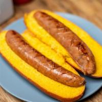 Sausages · Choice of bratwurst, kielbasa, applewood smoked chicken, hot link, or hot dog over brioche b...