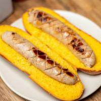 Bratwurst · This traditional bratwurst is infused with classic Czech pilaster flavor.