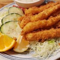 C3. Ebi Katsu · Crispy fried prawns.