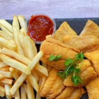 Fish & Chips  · Battered Fish Fillet with Fries & dipping sauce