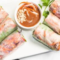  Spring Rolls · Healthy & Refreshing Large size Spring rolls with: Protein of your choice ,Vermicelli,Lettuc...