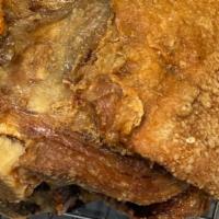 Crispy Pata · A whole pork leg tender  moist meat and crispy golden brown skin makes our crispy pata irres...
