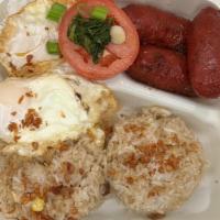 Longsilog · Longsilog is a popular Filipino breakfast meal. The name longsilog was derived from the diff...
