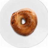 Asiago Bagel · Comes with cream cheese on the side