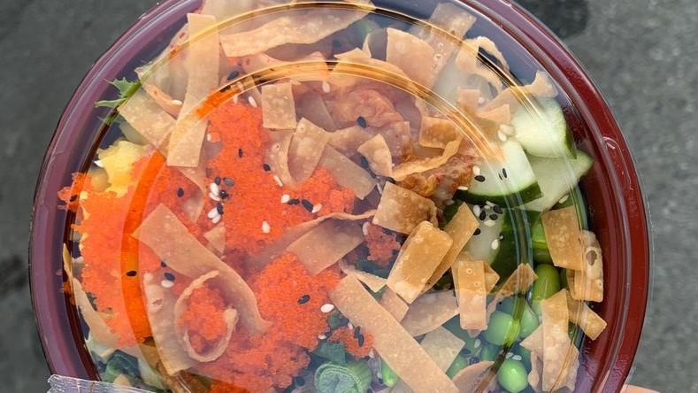 Build Your Own Poke Bowl · Your choice of base, protein, toppings, and sauce.