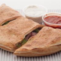 Cheese Calzone · Add fillings from any pizza toppings for an additional price each.