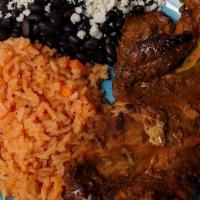 Oaxaca · Boneless and skinless chicken marinated in spicy Oaxacan seasonings, then grilled (a touch b...