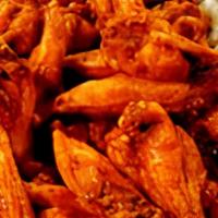 Classic Bone In Wings (20) · Twenty Traditional Bone-In Wings tossed in our Signature Sauces served with Carrots, Celery ...