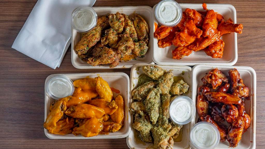 Wings (50 Pc) · Comes with 5 Ranch