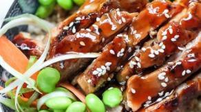 Teriyaki Chic Plate · Boneless Chicken thigh meat, marinated in our Homemade Teriyaki sauce, grilled & served with...