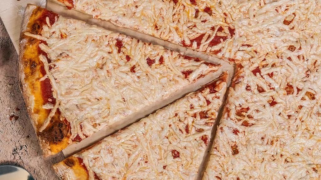 Ny Style Hand Stretched Thin Crust Vegan Cheese Pizza (18